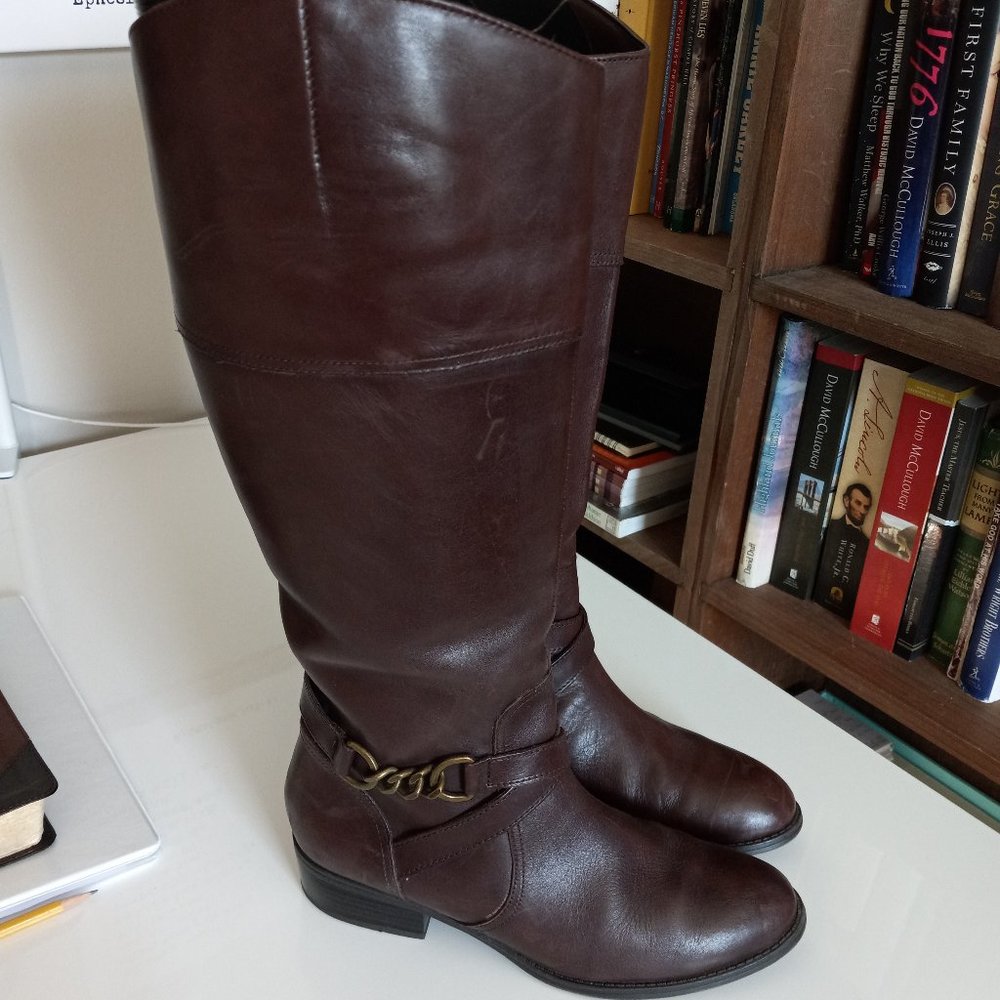 Brown Leather Ralph Lauren Boots